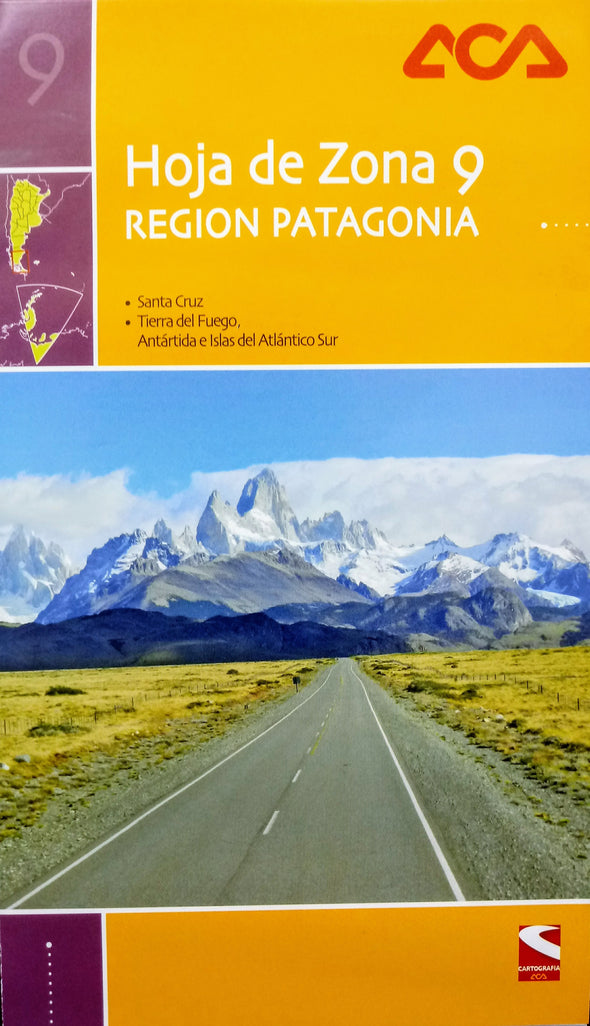 Mapa Argentina 9 Región Patagonia