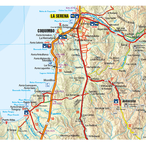 Mapa Copec Copiapó Elqui (N° 3)