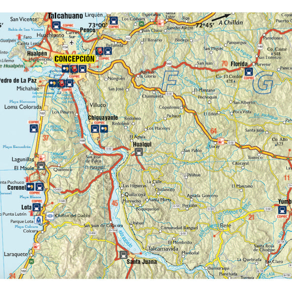 Mapa Copec Maule Bio Bio (N° 5)
