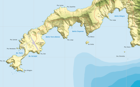 Mapa Robinson Crusoe