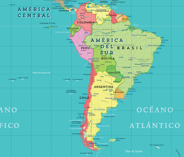 Mapa Político de América