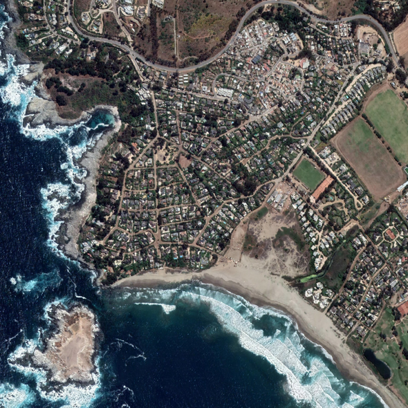 Foto satelital Cachagua