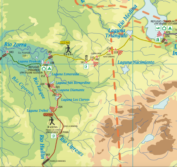 Mapa Parque Tantauco