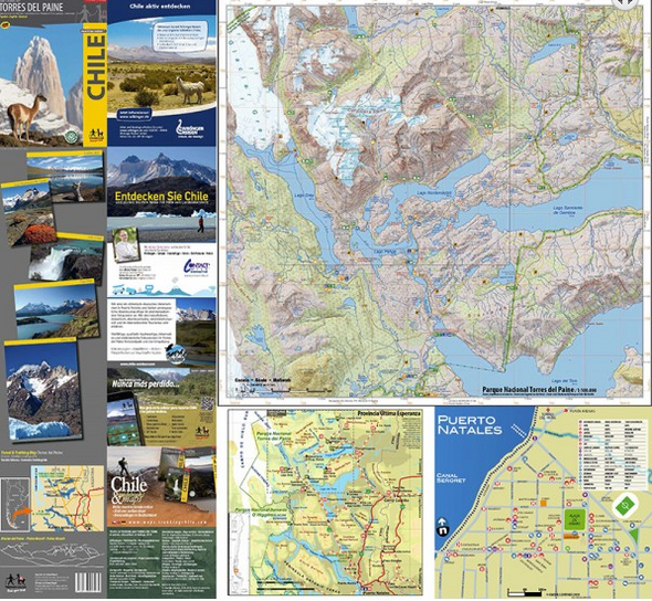 Mapa Torres del Paine