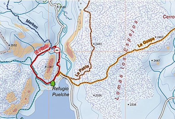 Laguna del Maule, senderos invernales