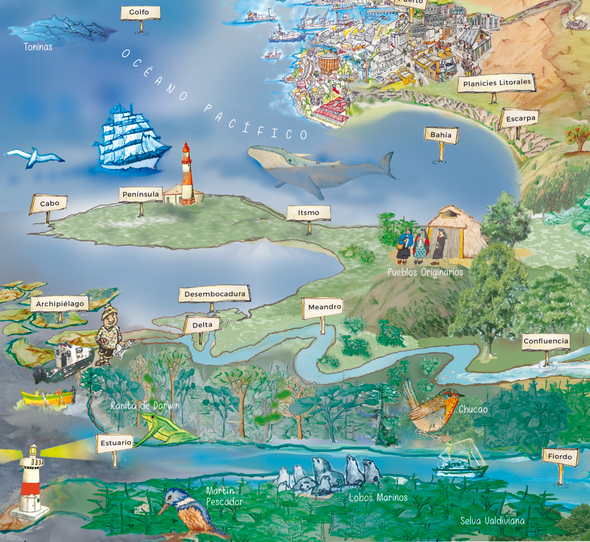 Vocabulario Geográfico Gran Formato (Salas de Clase)