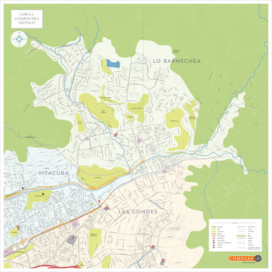 Mapa Comuna de Lo Barnechea