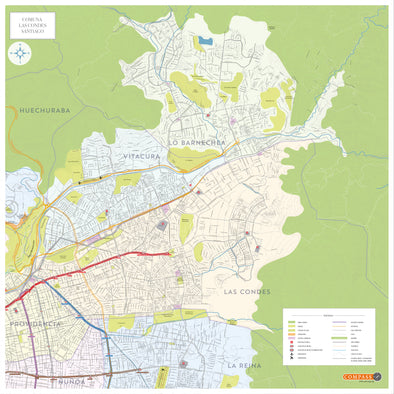 Mapa Comuna de Las Condes