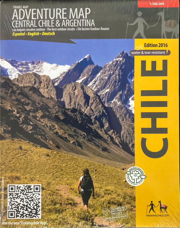 Adventure Map Chile Central & Argentina