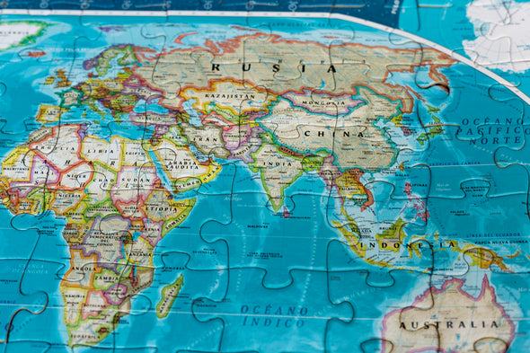 Puzzle Planisferio mundial 120 Piezas