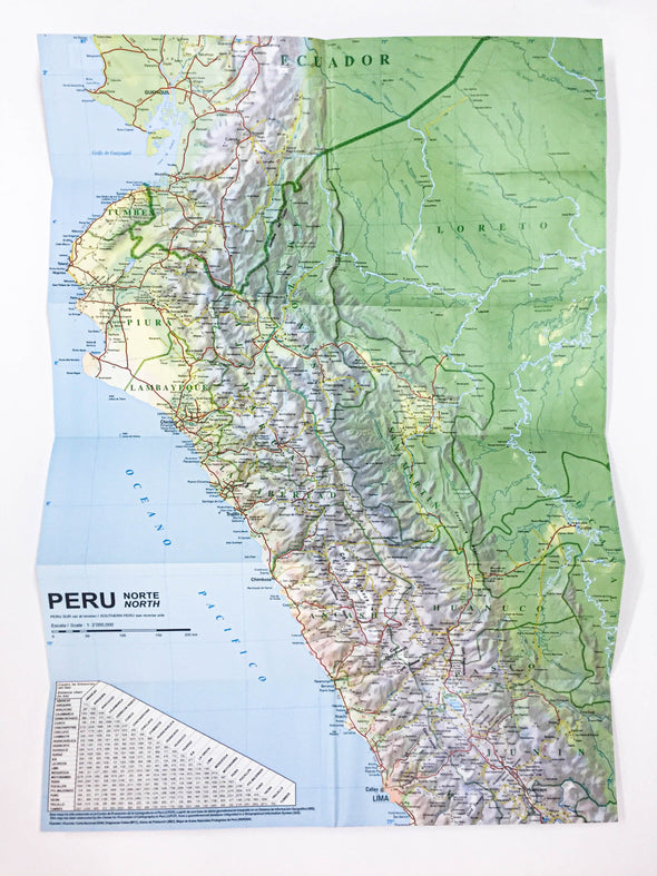 Mapa Vial de Perú