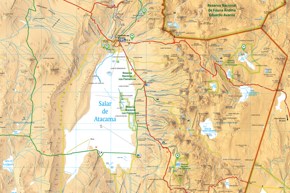 Mapa Copec San Pedro de Atacama (N° 2)