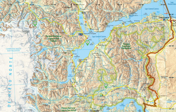 Mapa Copec Carretera Austral (N° 7)