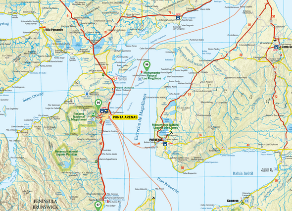 Mapa Copec Campos de Hielo y Torres del Paine (N° 8) Edición 2021-2022