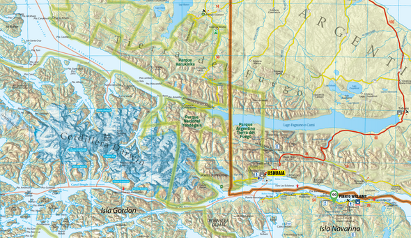 Mapa Copec Tierra del Fuego y Antártica (N° 9)