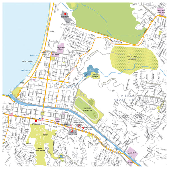 Valparaíso y Viña del Mar colgante
