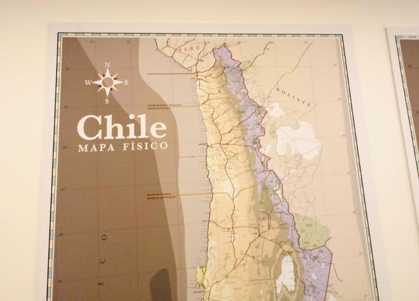 Mapa mural Latitud 90º