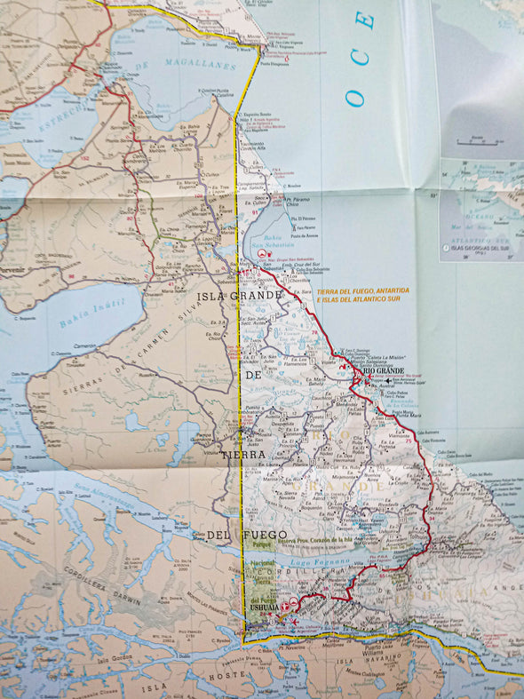 Mapa Argentina 9 Región Patagonia