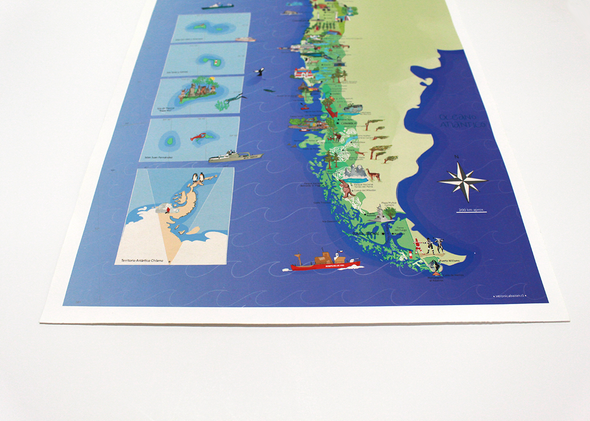 Mapa Ilustrado Mi Chilito