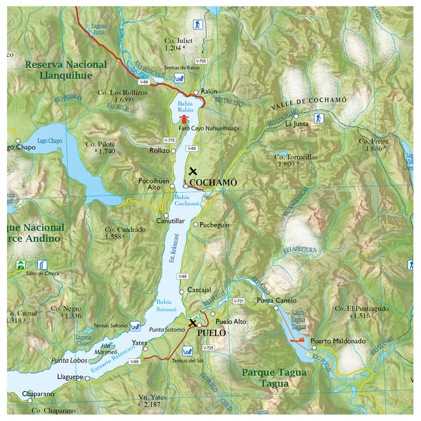 Mapa Cochamó Puelo