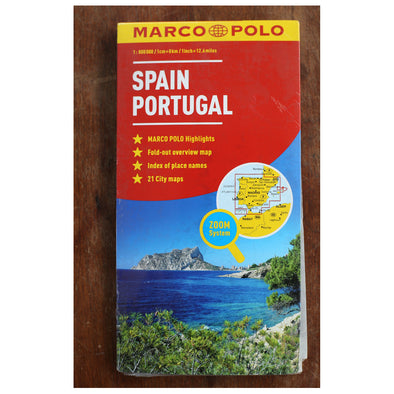 Mapa de España y Portugal