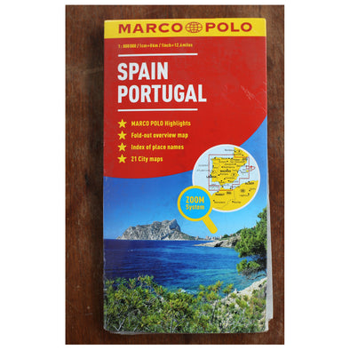 Mapa de España y Portugal