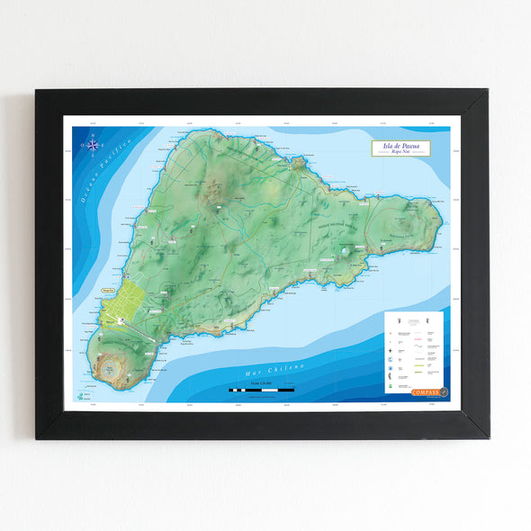 Mapa Isla de Pascua Rapa Nui