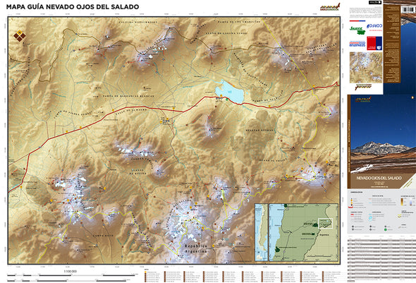 Mapa Ojos del Salado