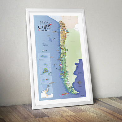 Mapa Ilustrado Mi Chilito