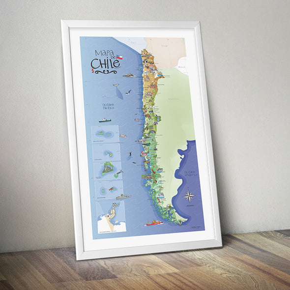 Mapa Ilustrado Mi Chilito