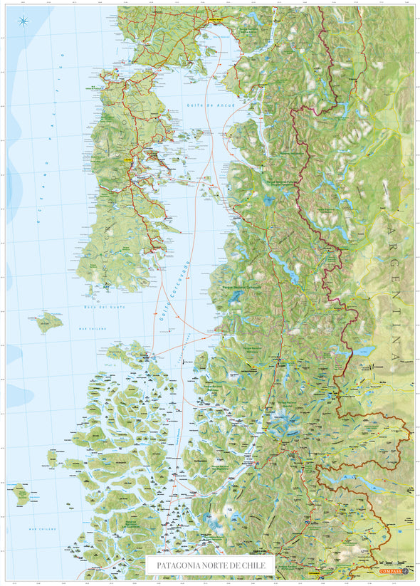 Mapa Patagonia Norte
