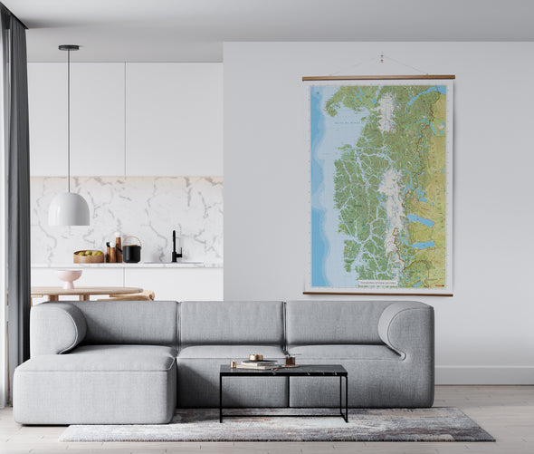 Mapa Patagonia Central