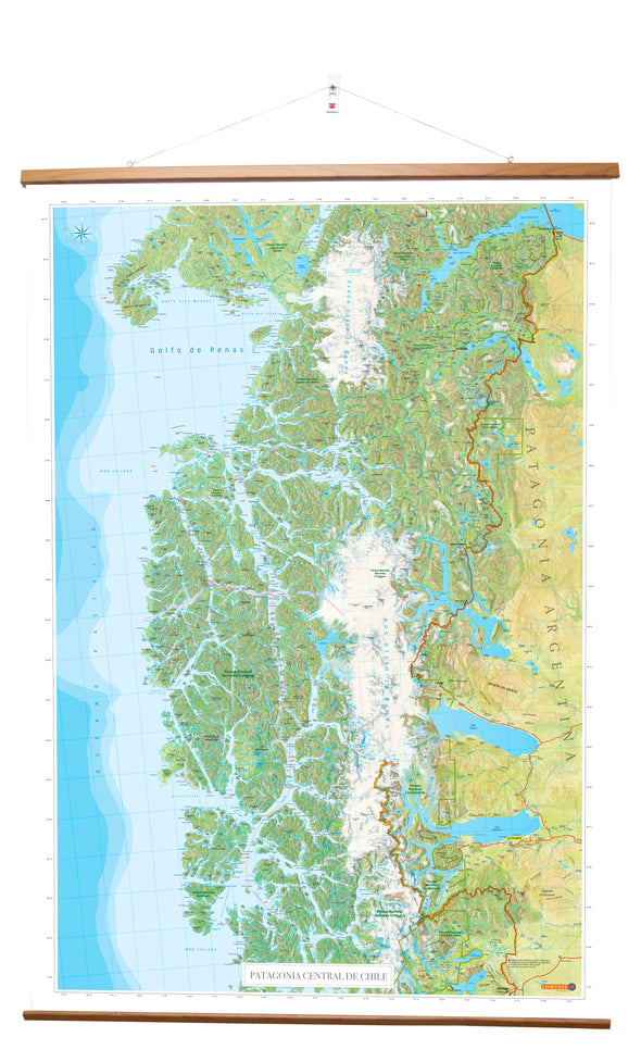 Mapa Patagonia Central