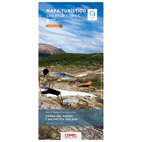 Mapa Copec Tierra del Fuego y Antártica (N° 9)