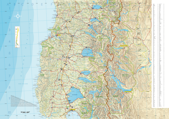 Mapa Copec Villarrica, Llanquihue y Chiloé (N° 6)