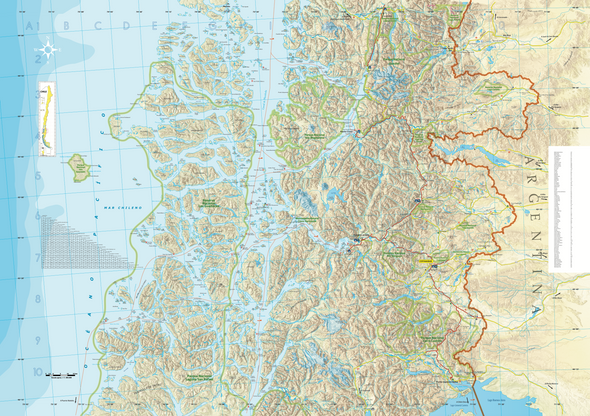Mapa Copec Carretera Austral (N° 7)