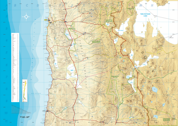 Mapa Copec Lauca y Surire (N° 1)