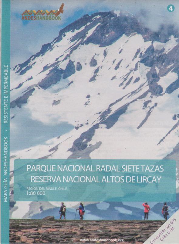 Mapa P.N. Siete Tazas y R.N. Altos de Lircay