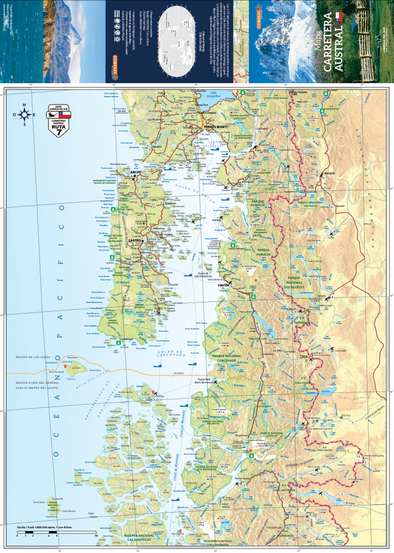 Mapa Carretera Austral Editorial Compass