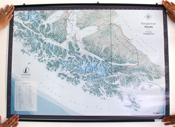 Mapa Cruceros Australis