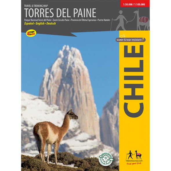 Mapa Torres del Paine