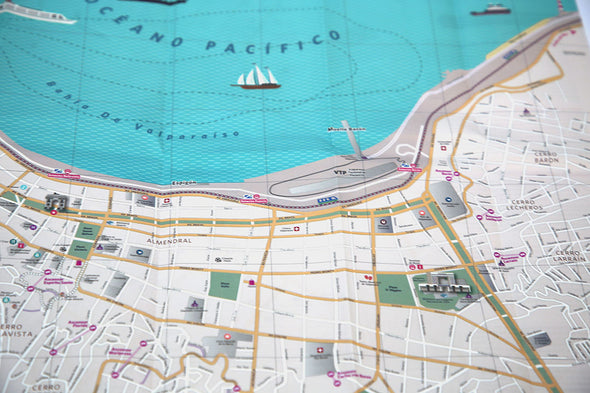Mapa Turístico de Valparaíso Inglés/Español