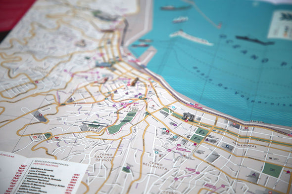 Mapa Turístico de Valparaíso Inglés/Español