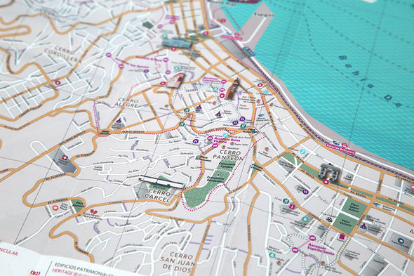 Mapa turístico de Valparaíso Inglés/Español
