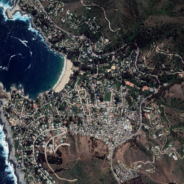 Foto satelital Zapallar