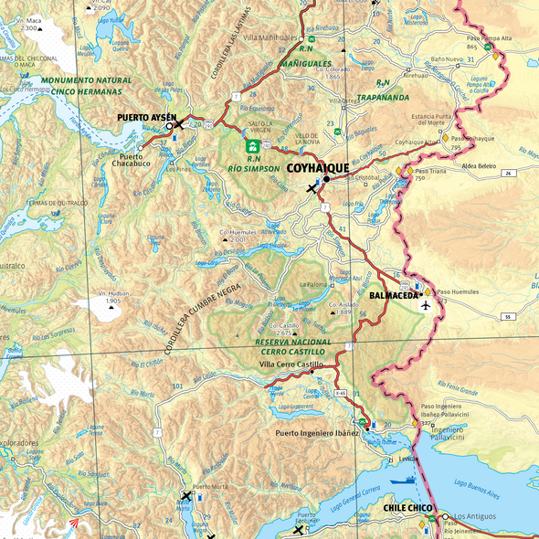 Mapa Carretera Austral