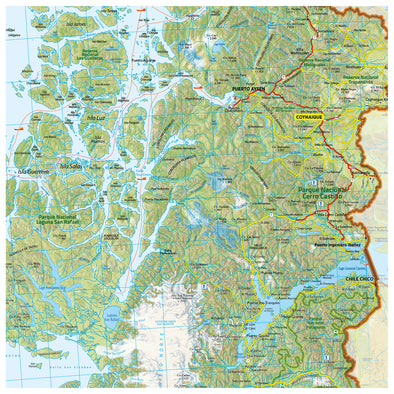 Mapa Región de Aysén