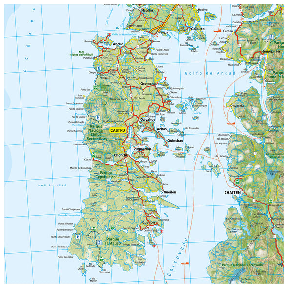 Mapa Región de Los Lagos