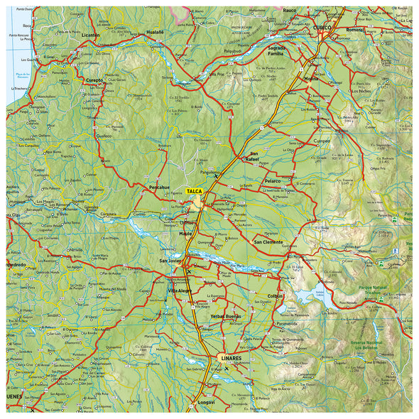 Mapa Región del Maule