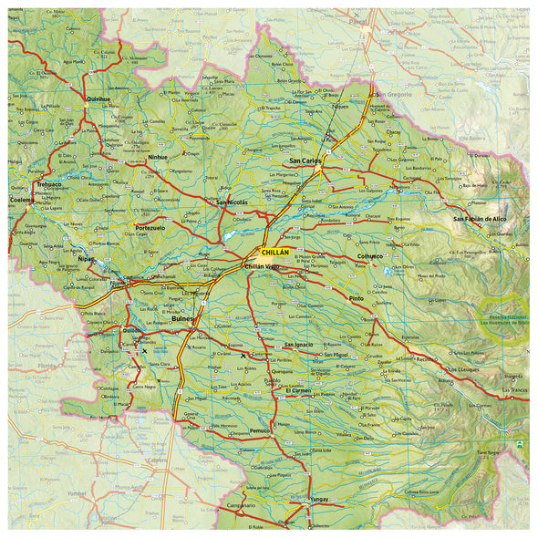 Mapa Región de Ñuble